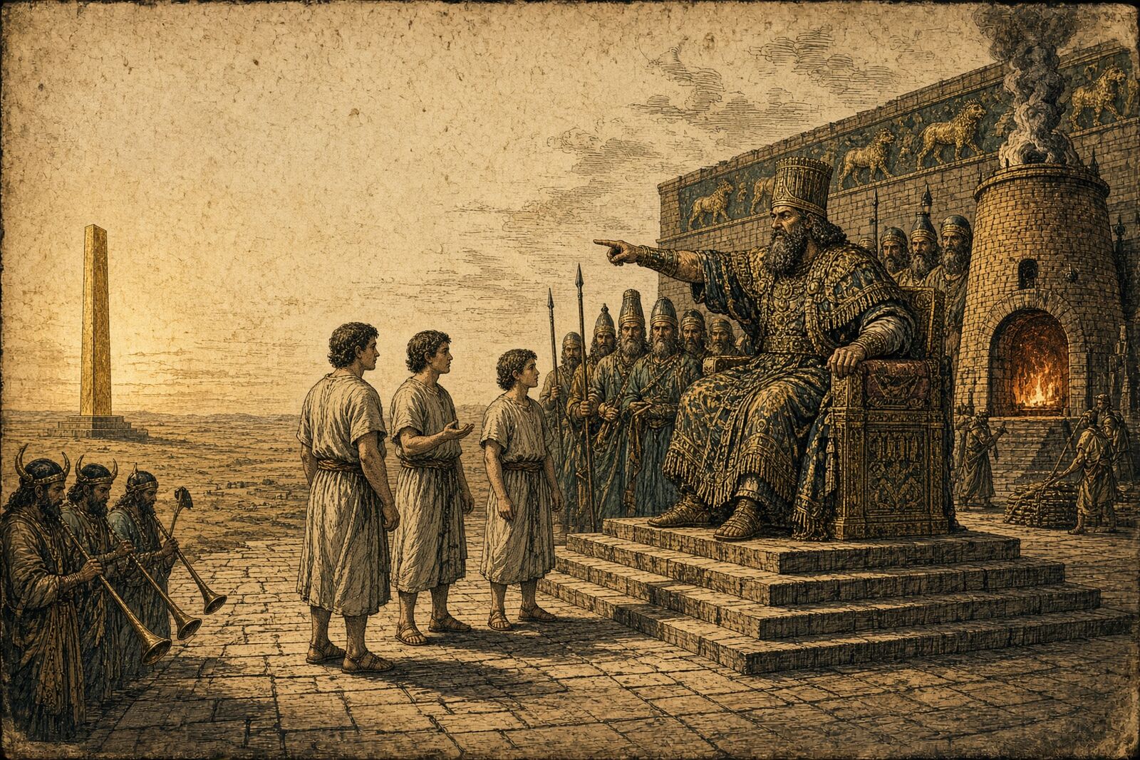 Dan 3:13-18