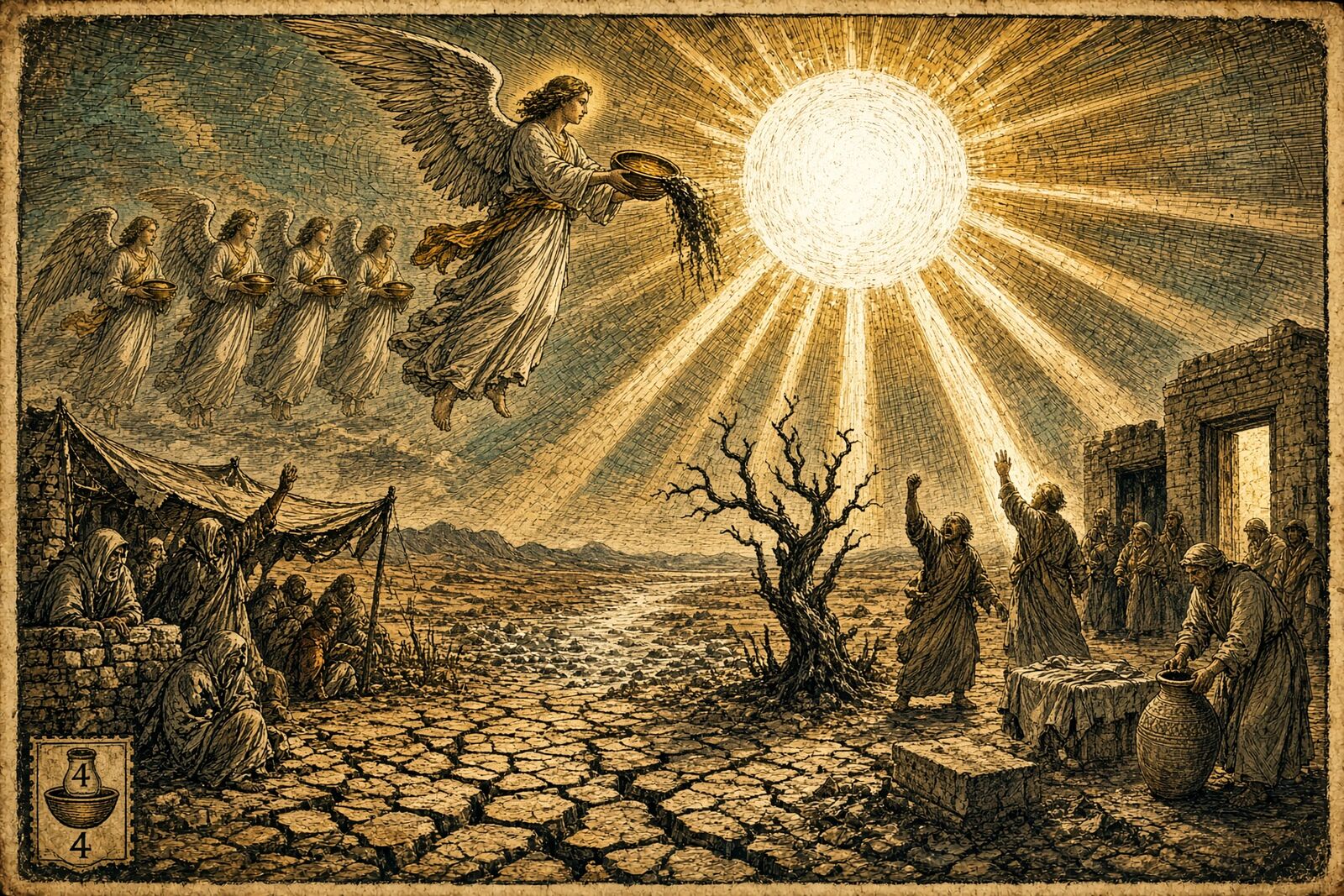 Rev 16:8-9