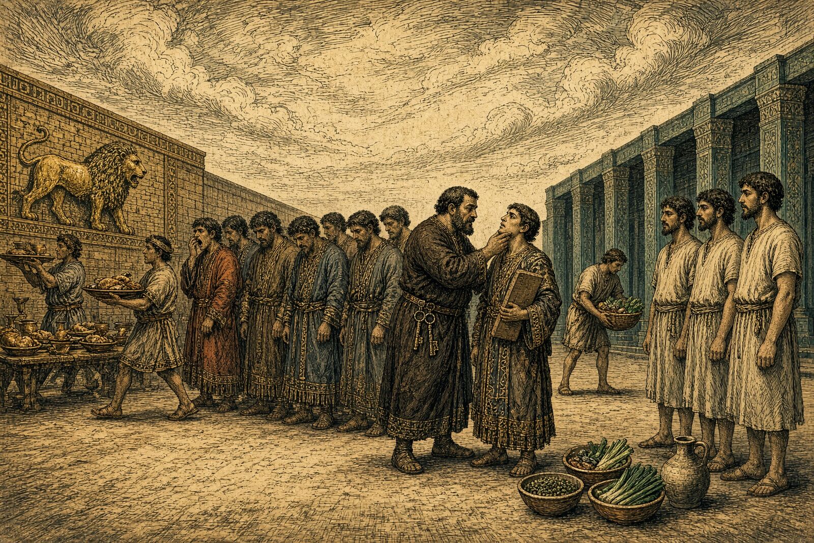 Dan 1:15-16