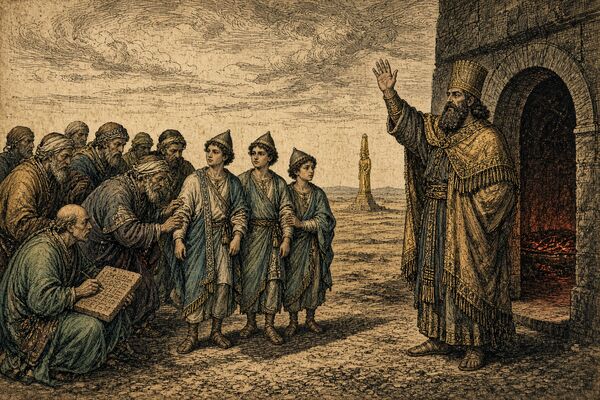 Dan 3:26-30