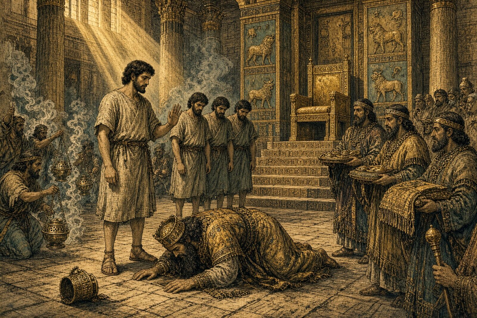 Dan 2:46-49